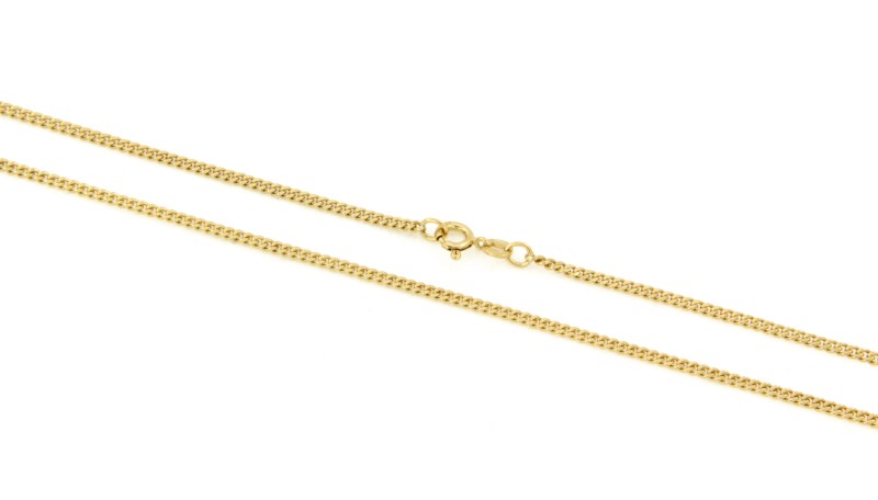 Collana uomo oro giallo 750/1000 forzatina - mis. 50
